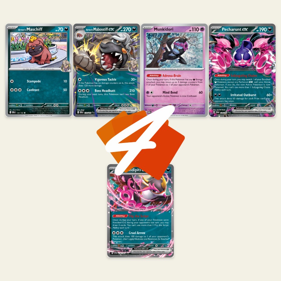 Can I win a single game with Arven’s Mabosstiff ex?